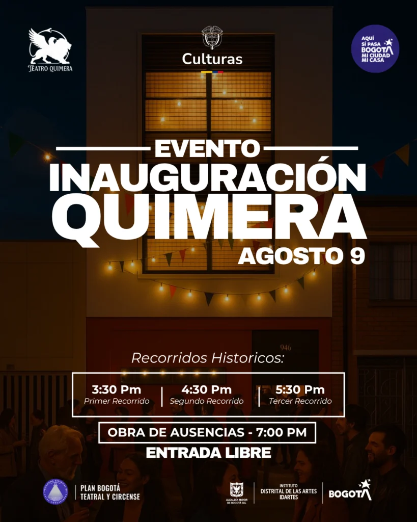 inauguracion teatro quimera
